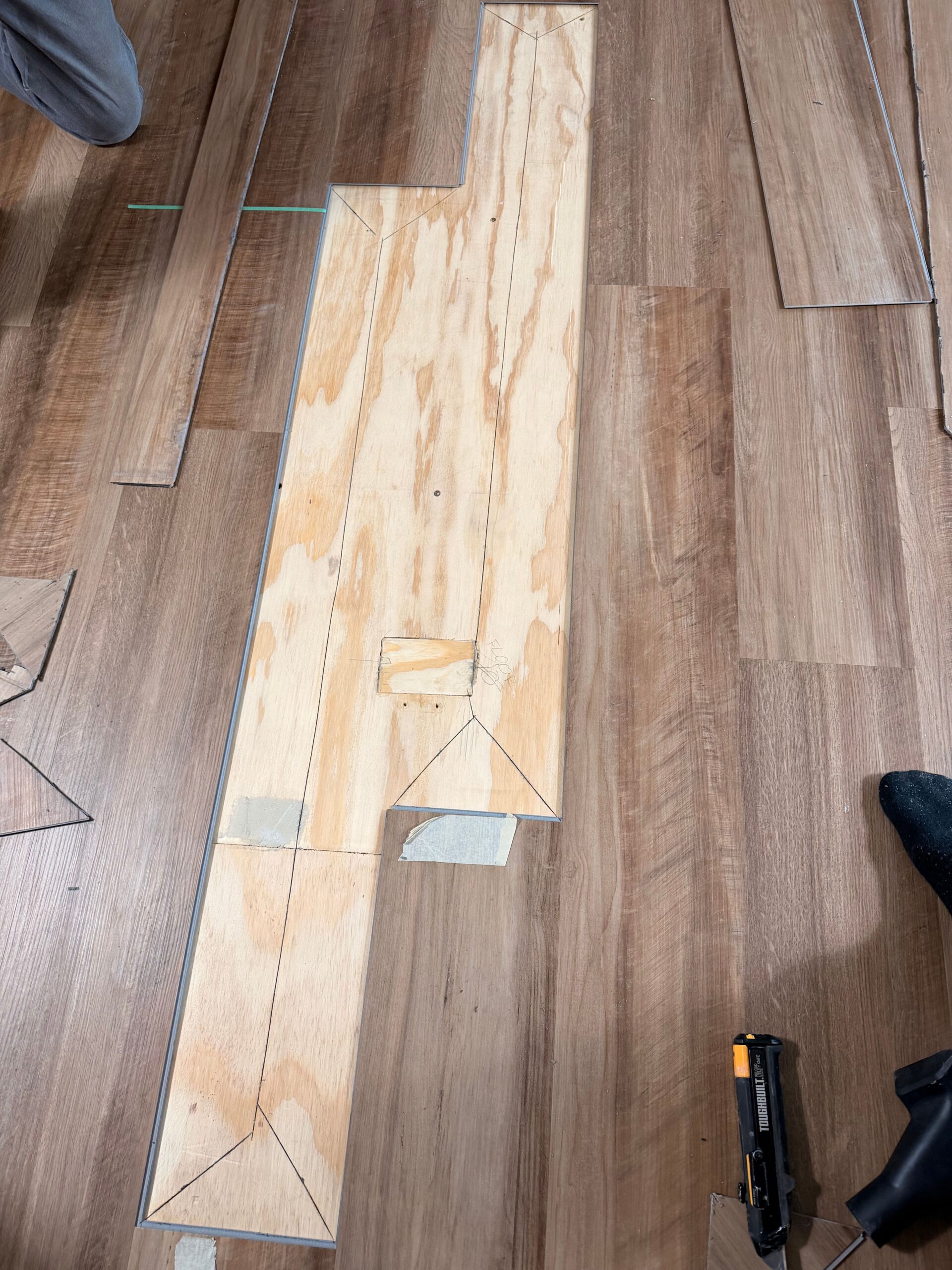 LVP repair area opened for replacement